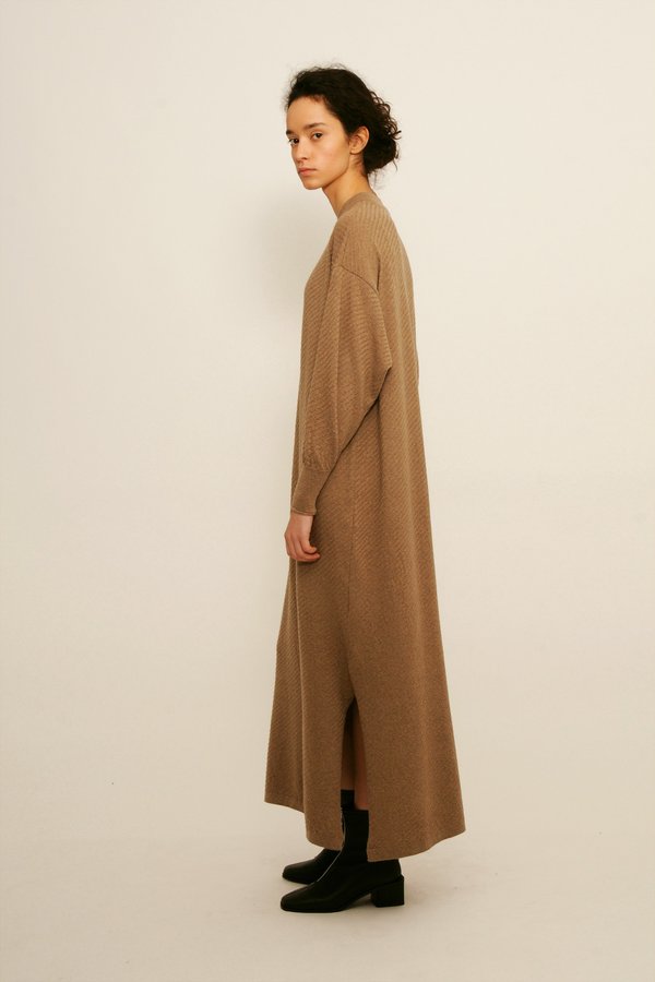 Diarte Olaya Merino Wool Dress - taupe Diarte Olaya Merino Wool Dress - taupe