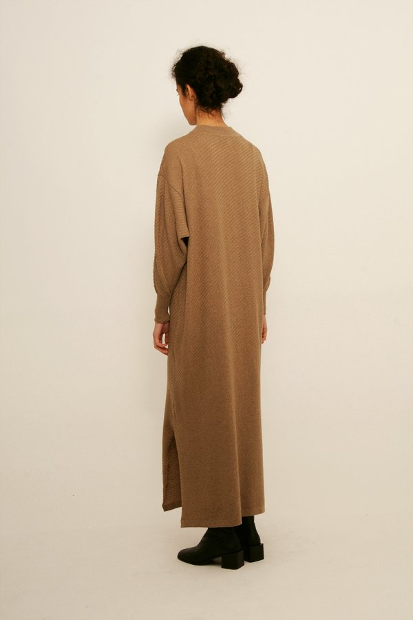 Diarte Olaya Merino Wool Dress - taupe Diarte Olaya Merino Wool Dress - taupe