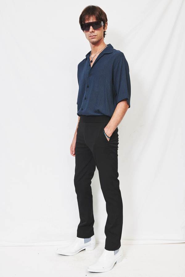 Assembly Suiting Gather Pant - Black Assembly Suiting Gather Pant - Black