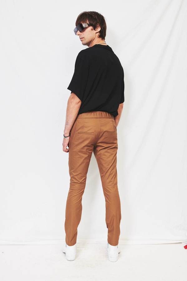 Assembly Twill Gather Pant - Mocha Assembly Twill Gather Pant - Mocha