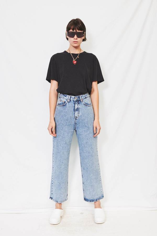 HIDDEN FOREST MARKET Yoke Denim Pants - Blue HIDDEN FOREST MARKET Yoke Denim Pants - Blue