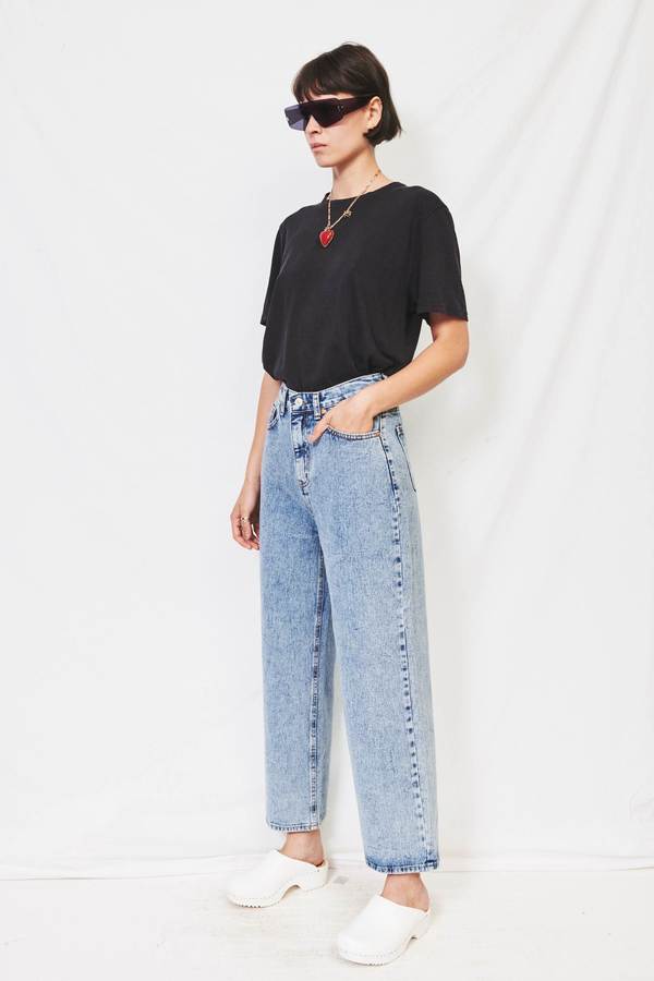 HIDDEN FOREST MARKET Yoke Denim Pants - Blue HIDDEN FOREST MARKET Yoke Denim Pants - Blue