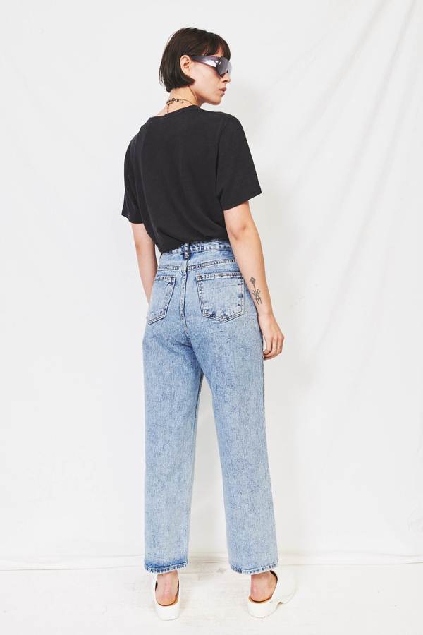 HIDDEN FOREST MARKET Yoke Denim Pants - Blue HIDDEN FOREST MARKET Yoke Denim Pants - Blue