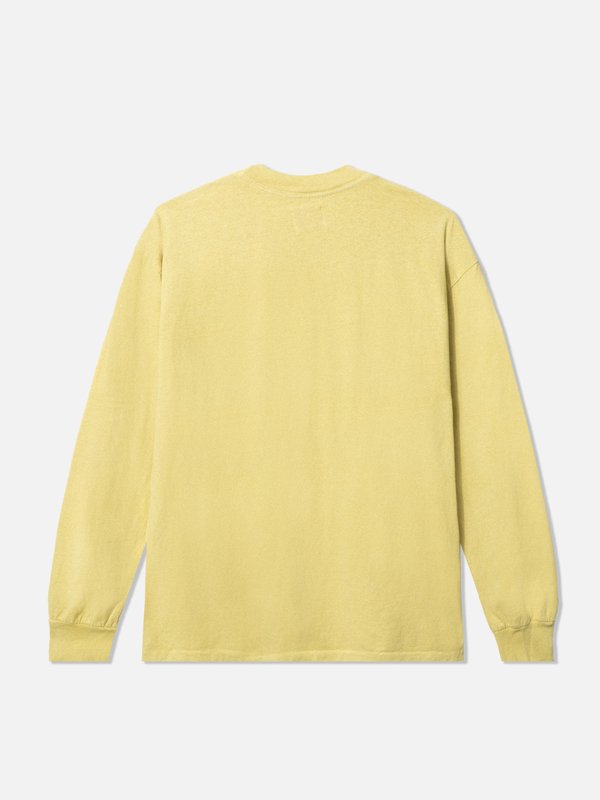 General Admission Long Sleeve Loose Knit Pocket Tee - Yellow General Admission Long Sleeve Loose Knit Pocket Tee - Yellow