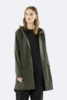 Rains Long Jacket - Green - Thumbnail 3
