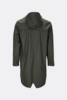 Rains Long Jacket - Green - Thumbnail 4
