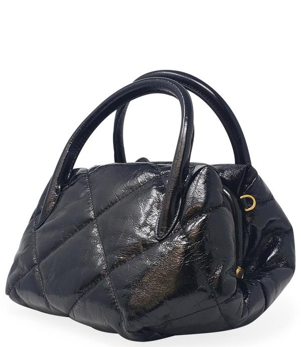 Gianni Chiarini Quilted Leather Handbag - Black Gianni Chiarini Quilted Leather Handbag - Black