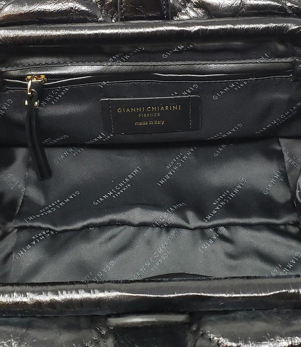 Gianni Chiarini Quilted Leather Handbag - Black Gianni Chiarini Quilted Leather Handbag - Black