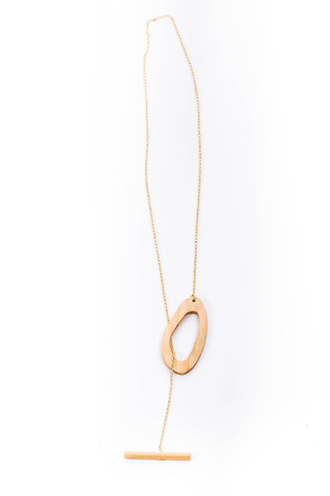 Amoeba Lariat Necklace by Sophie Monet Amoeba Lariat Necklace by Sophie Monet