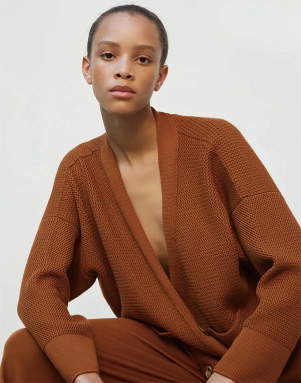 Molli Pise Cardigan - Chestnut