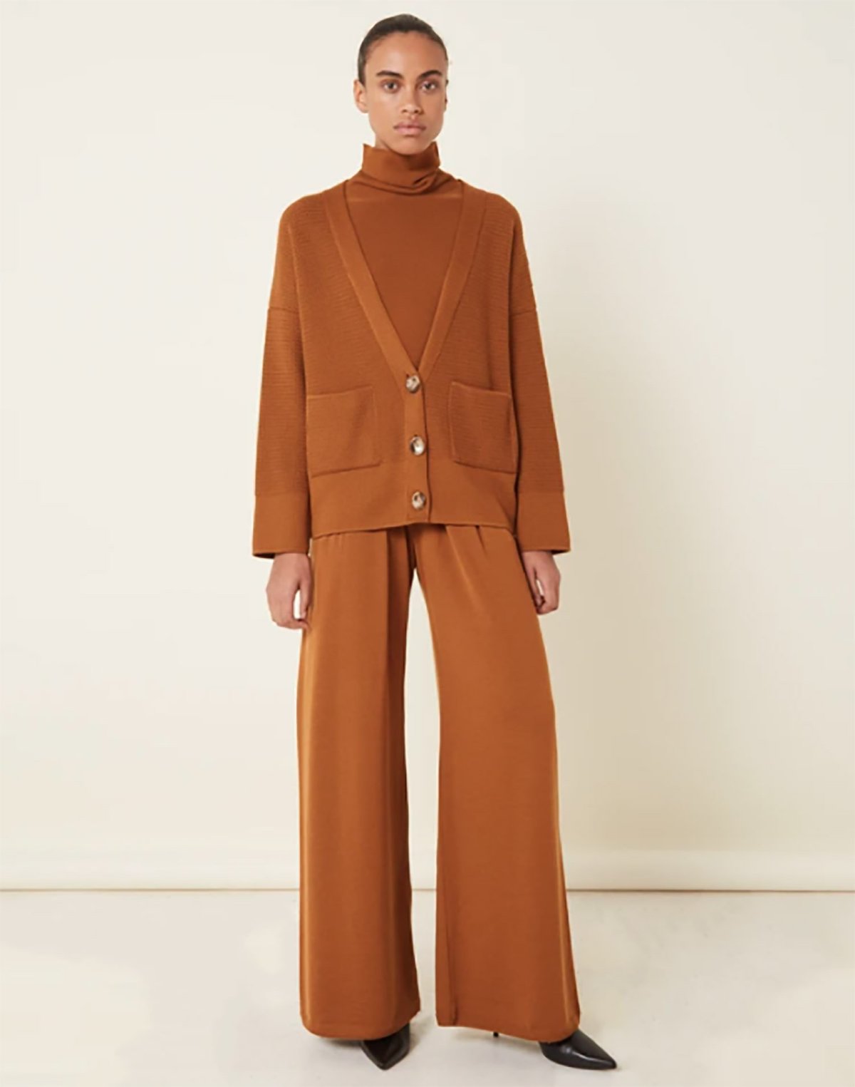 Molli Pise Cardigan - Chestnut - Image 2 of 4