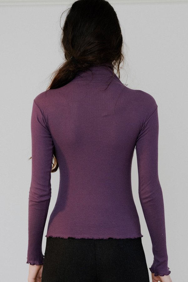 Baserange Oba Cotton Rib Turtle Neck Baserange Oba Cotton Rib Turtle Neck