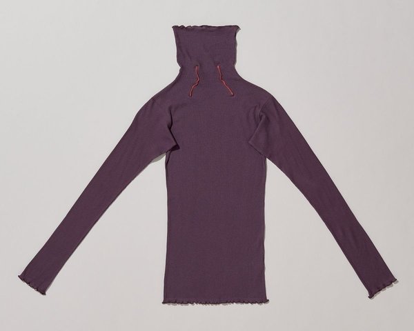 Baserange Oba Cotton Rib Turtle Neck Baserange Oba Cotton Rib Turtle Neck