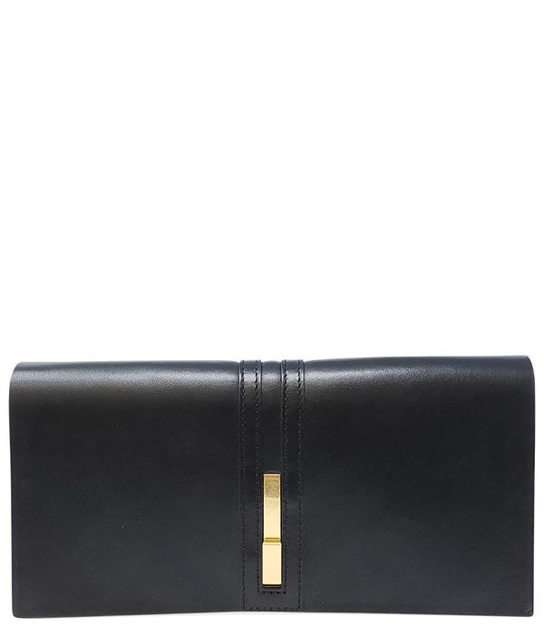 Gianni Chiarini Foldover Clutch Bag - Black Gianni Chiarini Foldover Clutch Bag - Black