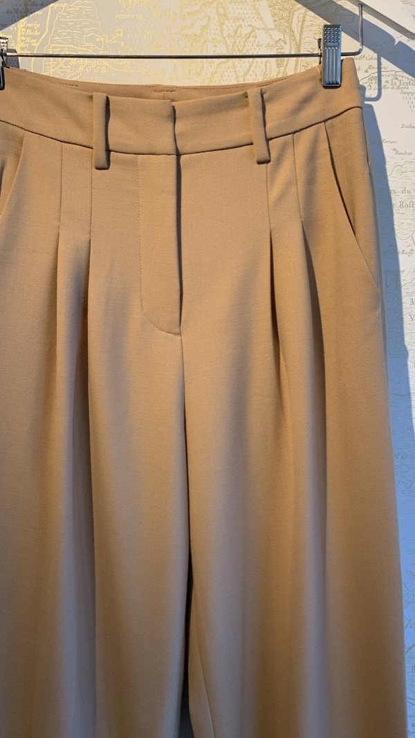 Jonathan Simkhai Lucille Pleated Wide Leg Pant Jonathan Simkhai Lucille Pleated Wide Leg Pant