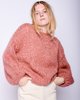 Maiami Mohair big Sweater - dusty rose - Thumbnail 3