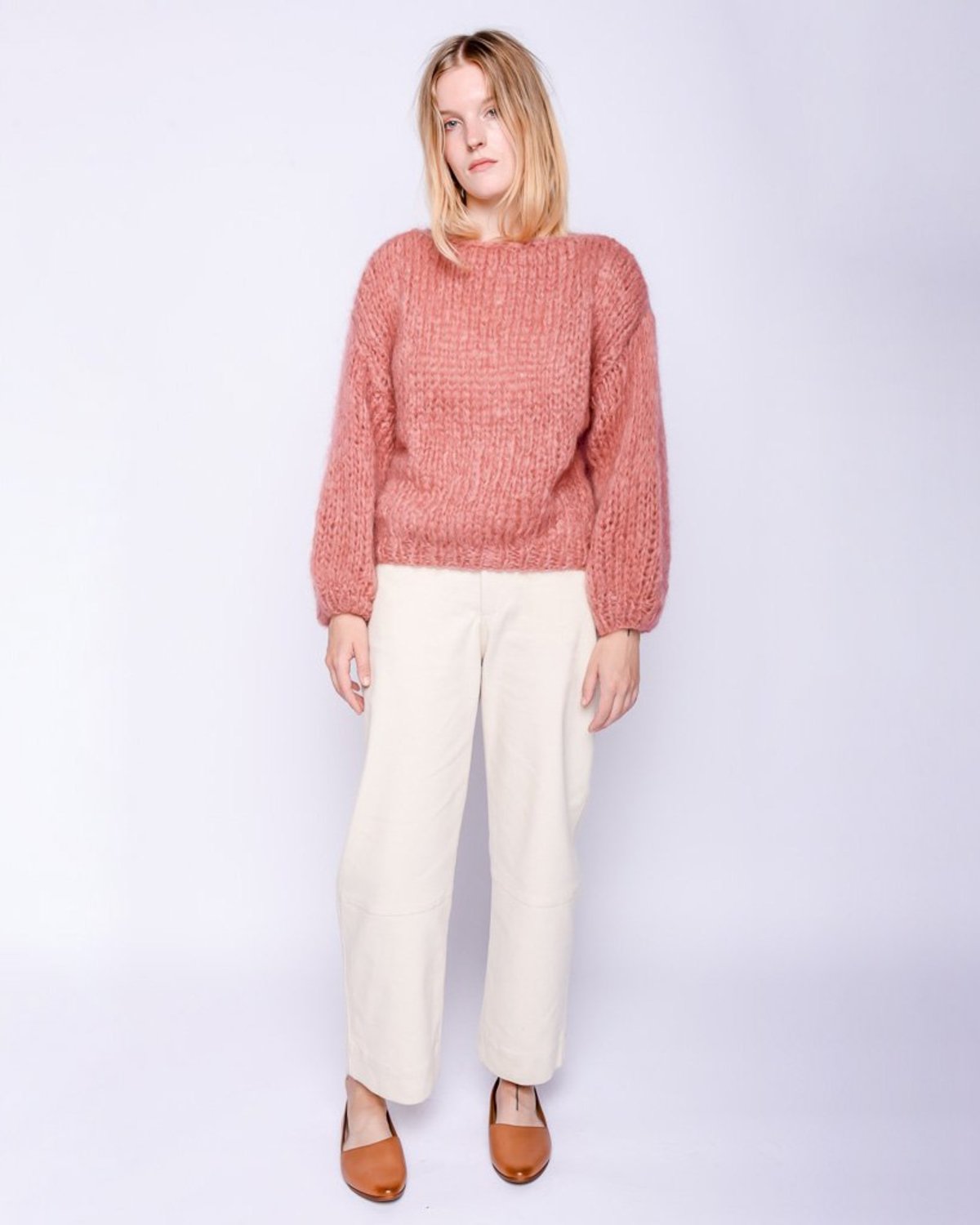 Maiami Mohair big Sweater - dusty rose - Image 8 of 8