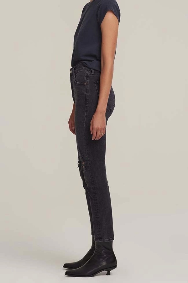 Agolde Nico High Rise Slim Fit Jean - Cassette Agolde Nico High Rise Slim Fit Jean - Cassette