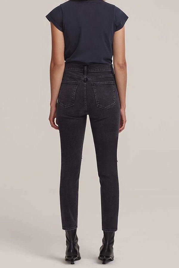 Agolde Nico High Rise Slim Fit Jean - Cassette Agolde Nico High Rise Slim Fit Jean - Cassette