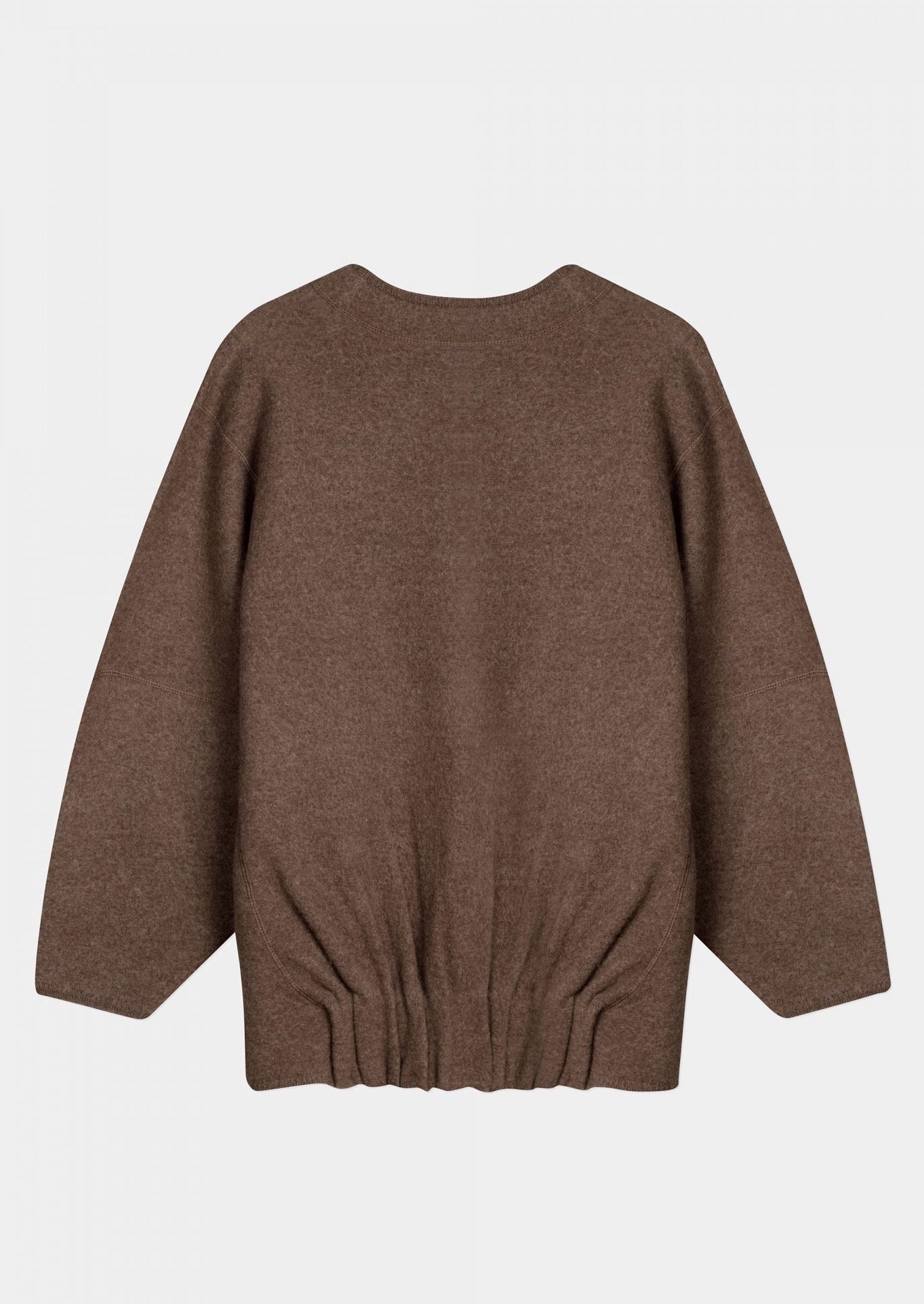 House Of Dagmar Bea Long Cardigan Camel Garmentory
