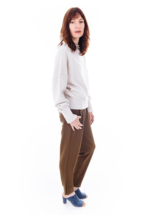 Ganni Clark Pants in Olive Ganni Clark Pants in Olive