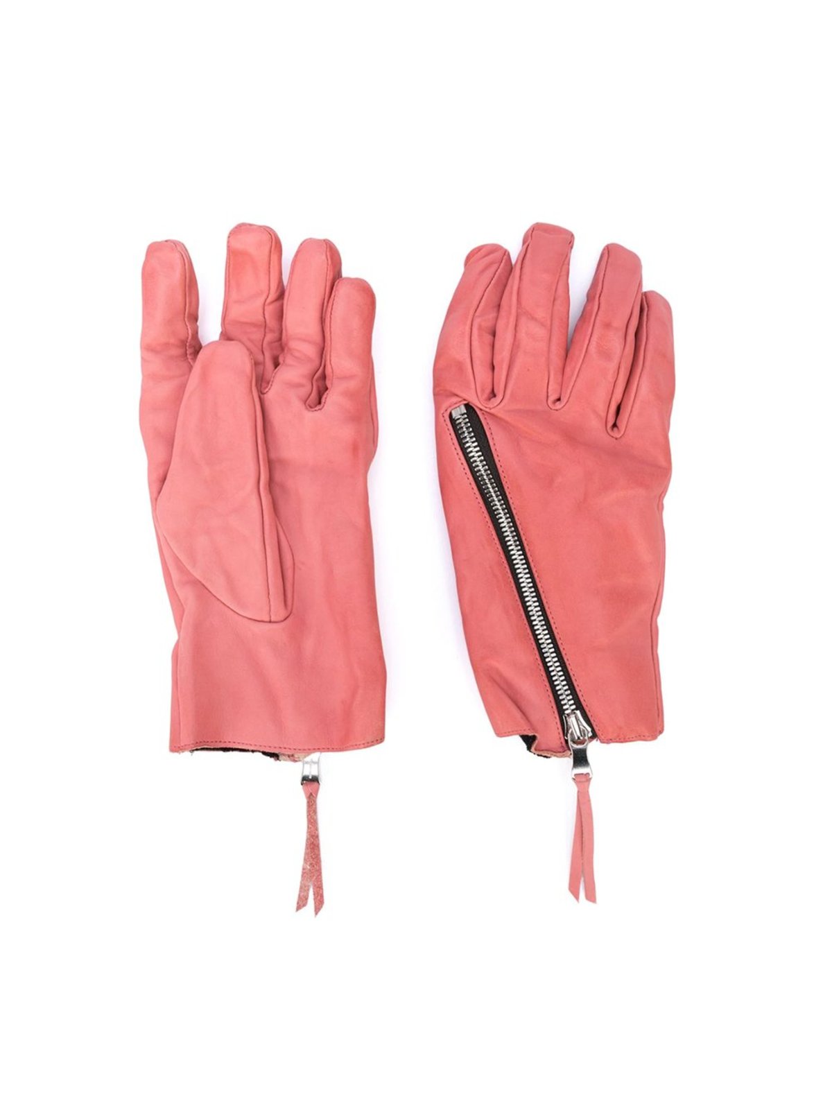 THE VIRIDI-ANNE ZIP DETAIL TEXTURED GLOVES | Garmentory