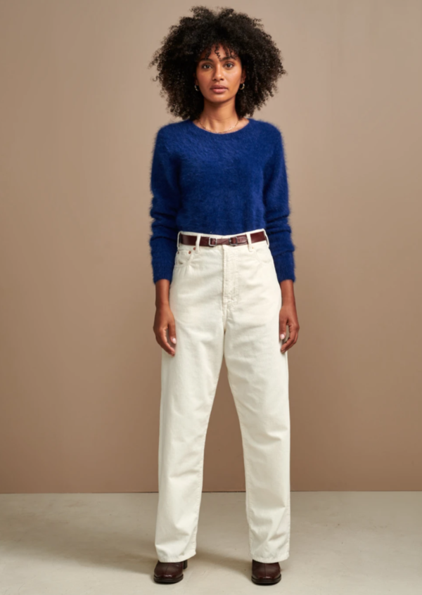 Bellerose Poker Pants in Mini Corduroy Milky Way Garmentory