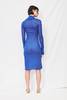 Assembly Rib Mockneck Dress - Cobalt - Thumbnail 1