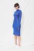 Assembly Rib Mockneck Dress - Cobalt - Thumbnail 4