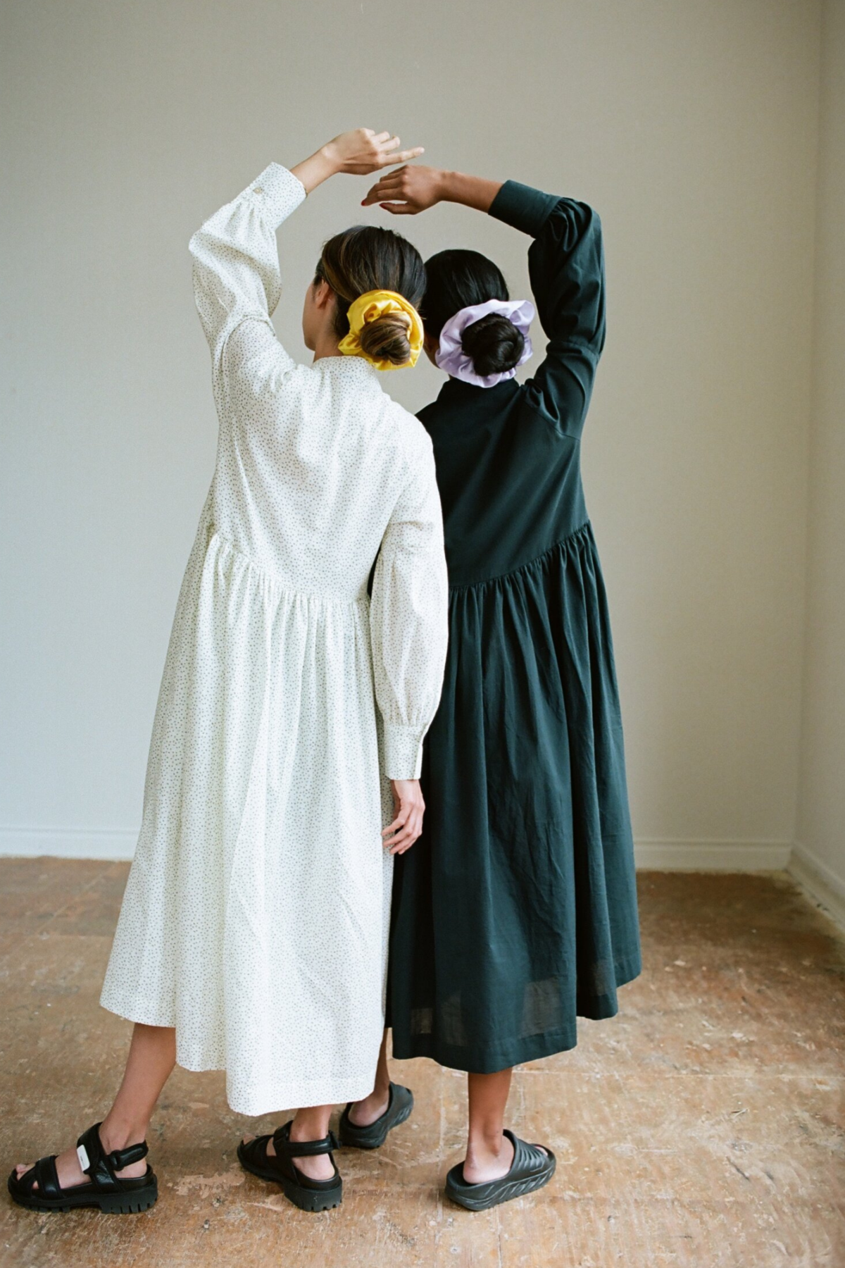 Bronze Age Cotton House Dress - Floral | Garmentory