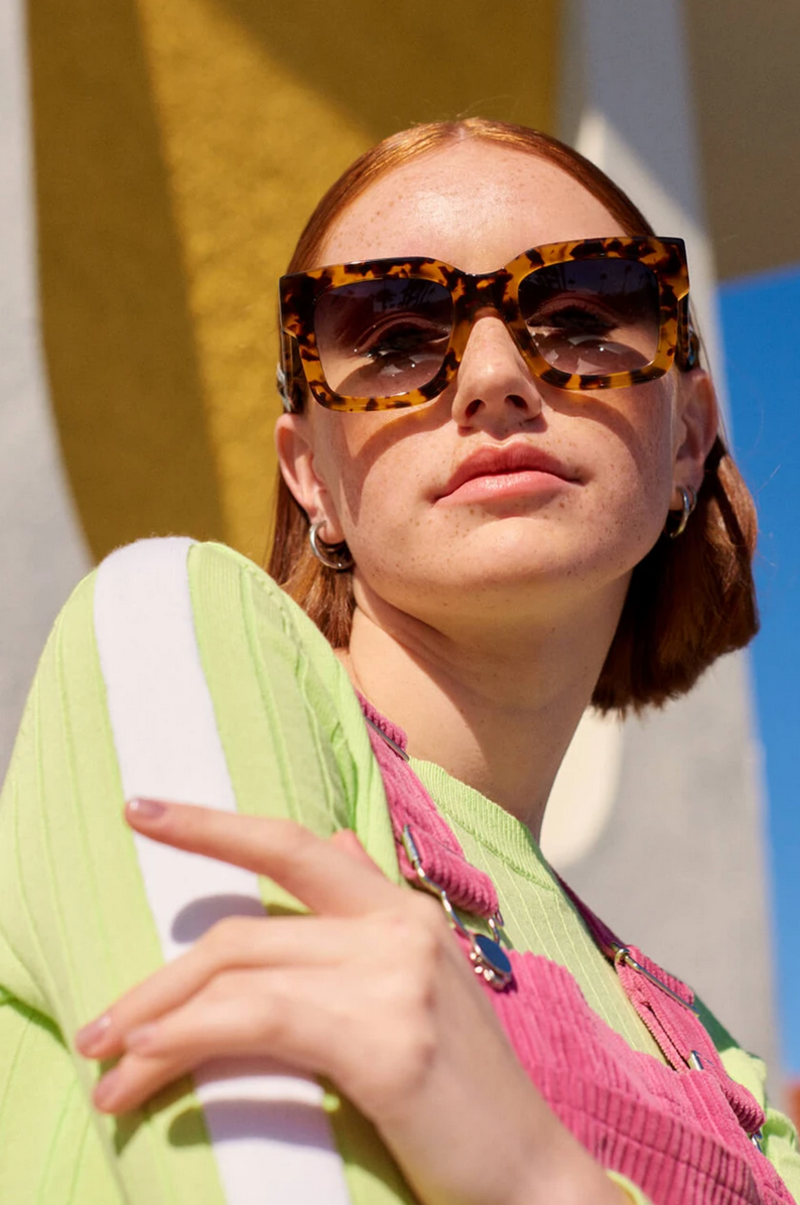 Crap Eyewear The Downtown Purr Sunglasses - Black | Garmentory display picture 3