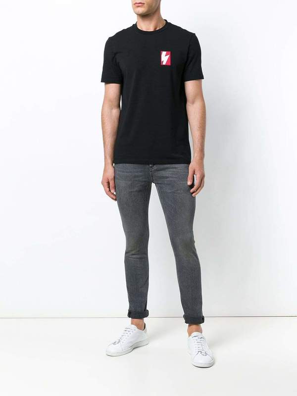 NEIL BARRETT SLIM FIT JEANS - WASHED GREY | Garmentory