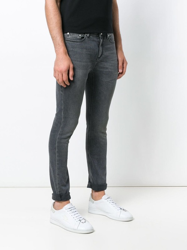NEIL BARRETT SLIM FIT JEANS - WASHED GREY | Garmentory