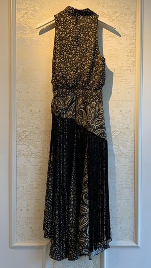 Jonathan Simkhai Dahlia Halter Dress - Paisley | Garmentory