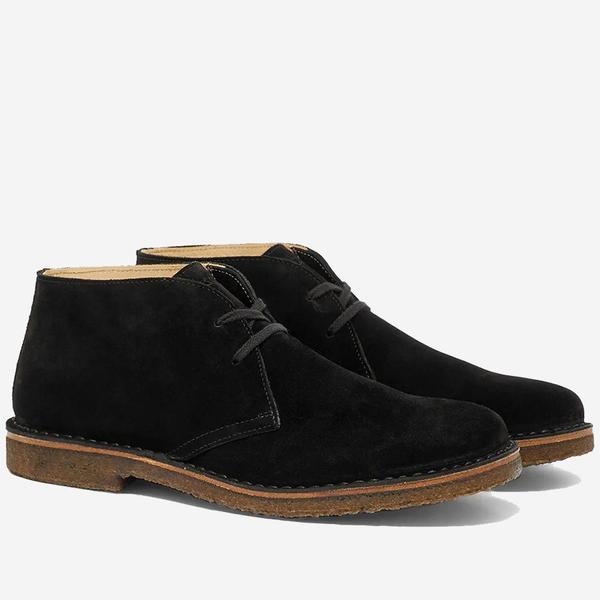 Astorflex Greenflex Suede Desert Boot - Nero Black