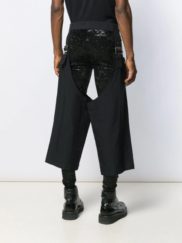 COMME DES GARONS HOMME PLUS RELAXED GARTER BELT - BLACK | Garmentory