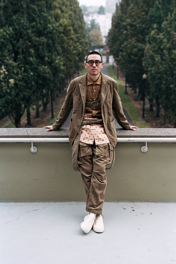 Engineered Garments Bedford 8W Corduroy Jacket - Khaki