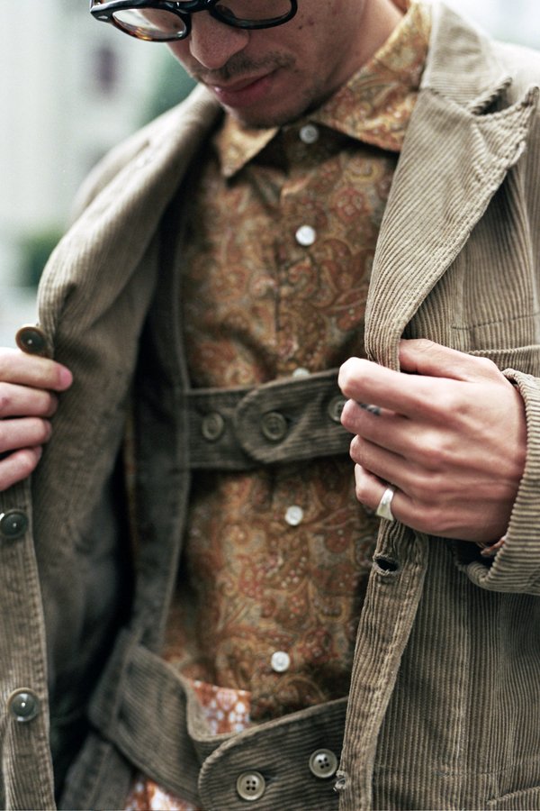 Engineered Garments Bedford 8W Corduroy Jacket - Khaki | Garmentory