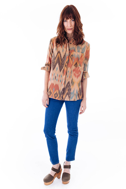HEIDI MERRICK Mesic Top in Ikat HEIDI MERRICK Mesic Top in Ikat