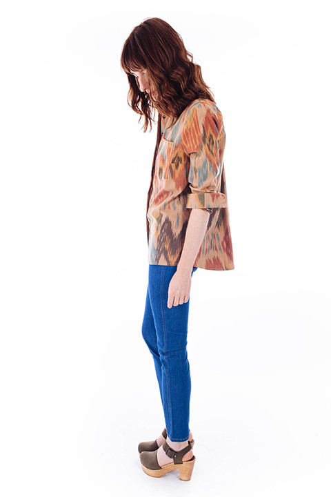 HEIDI MERRICK Mesic Top in Ikat HEIDI MERRICK Mesic Top in Ikat