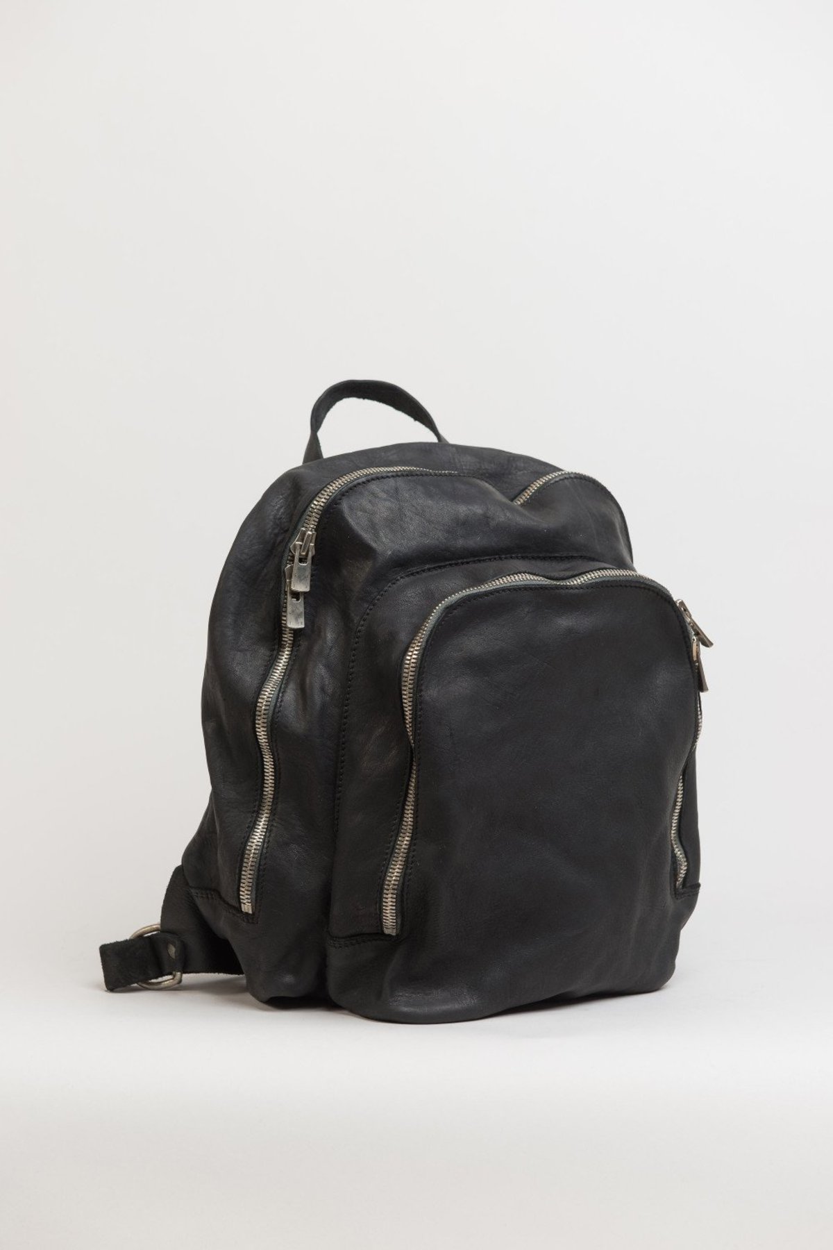 Guidi DBP06 Leather Backpack - Black - Image 1 of 5