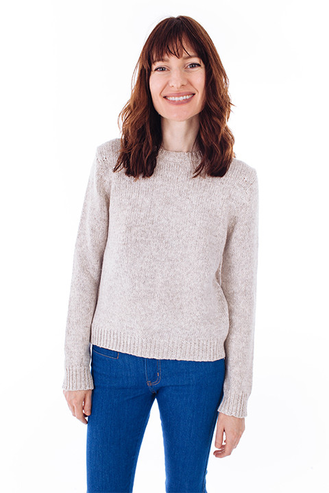 Oatmeal Crewneck Sweater by Jenni Kayne Oatmeal Crewneck Sweater by Jenni Kayne