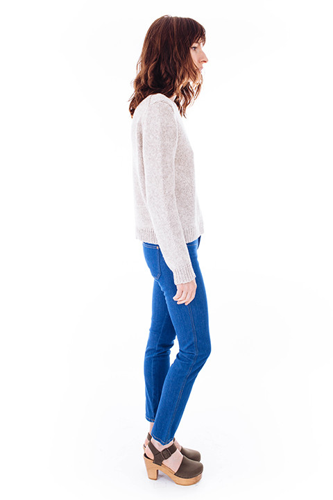 Oatmeal Crewneck Sweater by Jenni Kayne Oatmeal Crewneck Sweater by Jenni Kayne