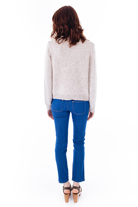 Oatmeal Crewneck Sweater by Jenni Kayne Oatmeal Crewneck Sweater by Jenni Kayne