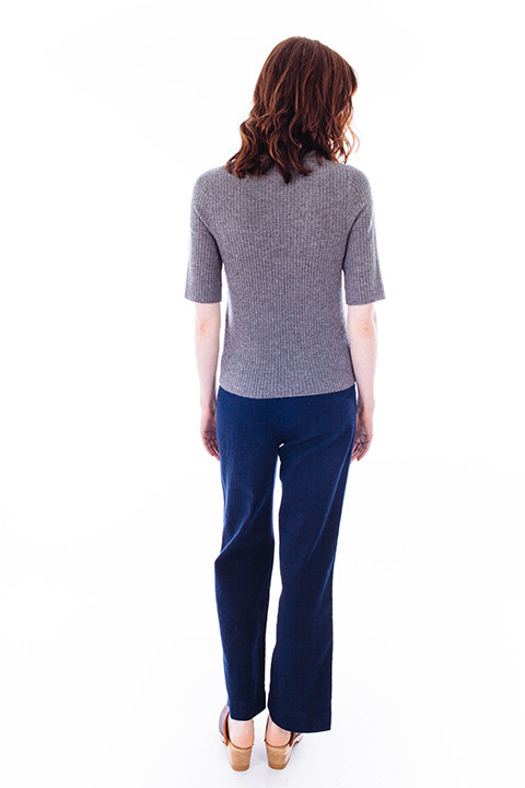 M. Martin Ribbed Short Sleeve Sweater M. Martin Ribbed Short Sleeve Sweater