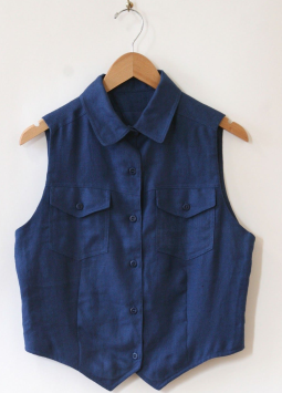 Royal Blue Vest by Namesake Vintage Royal Blue Vest by Namesake Vintage