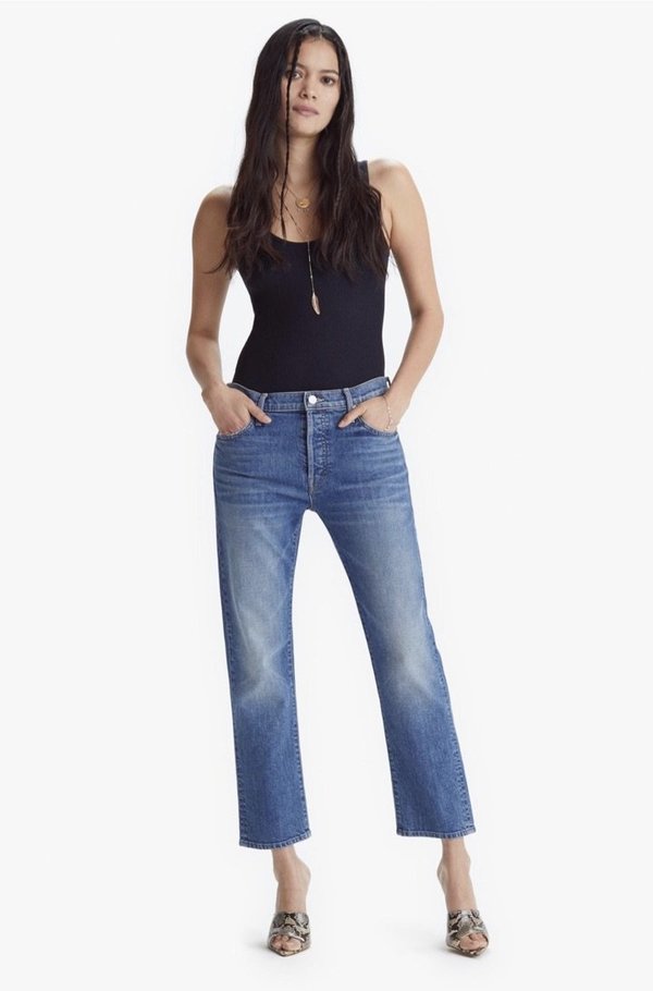 Mother The Scrapper Ankle Jeans - Cowboys Don't Cry Mother The Scrapper Ankle Jeans - Cowboys Don't Cry