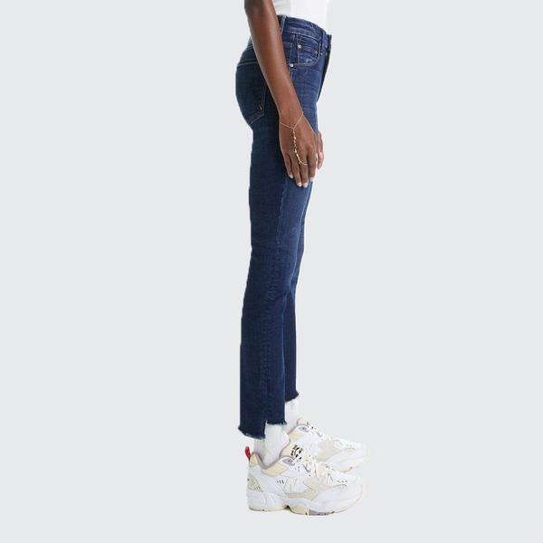 Mother Denim Looker Ankle Step Fray Jeans - Bombay Mother Denim Looker Ankle Step Fray Jeans - Bombay