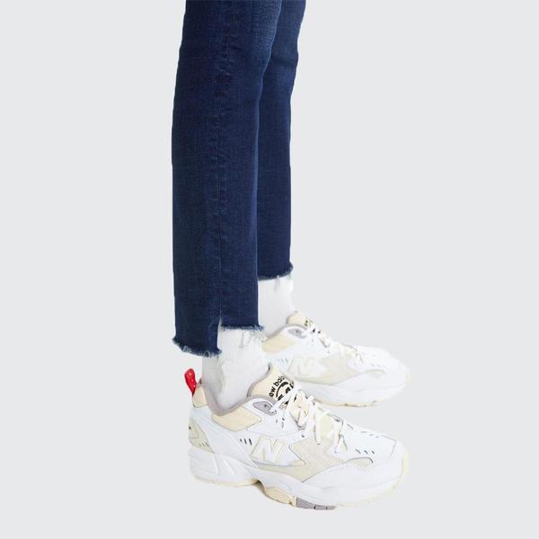 Mother Denim Looker Ankle Step Fray Jeans - Bombay Mother Denim Looker Ankle Step Fray Jeans - Bombay
