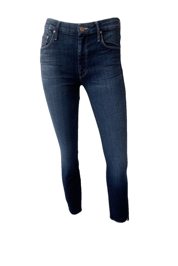 Mother Denim Looker Ankle Step Fray Jeans - Bombay Lost and Found Mother Denim Looker Ankle Step Fray Jeans - Bombay Lost and Found